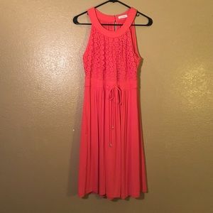 Coral/Salmon Dress 👗